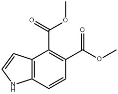 1H-Indole-4,5-dicarboxylic acid, 4,5-dimethyl ester Structure