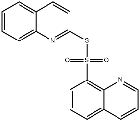 S-Quinolin-2-yl quinoline-8-sulfonothioate 구조식 이미지