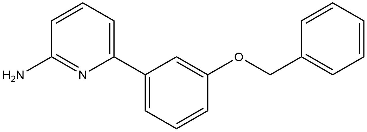 6-[3-(Phenylmethoxy)phenyl]-2-pyridinamine Structure