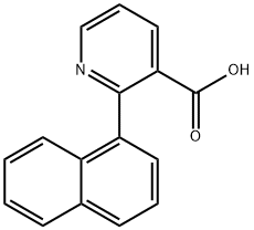 2-(Naphthalen-1-yl)nicotinic acid 구조식 이미지