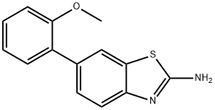 2-Benzothiazolamine, 6-(2-methoxyphenyl)- Structure