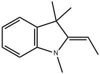 1H-Indole, 2-ethylidene-2,3-dihydro-1,3,3-trimethyl-, (Z)- (9CI) Structure