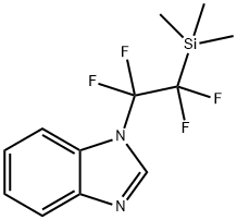 1-(1,1,2,2-tetrafluoro-2-(trimethylsilyl)ethyl)-1H-benzo[d]imidazole Structure