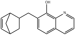 7-(Bicyclo[2.2.1]hept-5-en-2-ylmethyl)quinolin-8-ol Structure