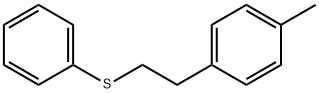 Benzene, 1-methyl-4-[2-(phenylthio)ethyl]- Structure