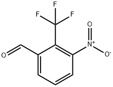 Benzaldehyde, 3-nitro-2-(trifluoromethyl)- Structure