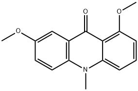 9(10H)-Acridinone, 1,7-dimethoxy-10-methyl- Structure