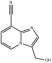 3-(hydroxymethyl)imidazo[1,2-a]pyridine-8-carbonitrile Structure