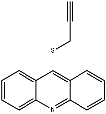 Acridine, 9-(2-propyn-1-ylthio)- Structure