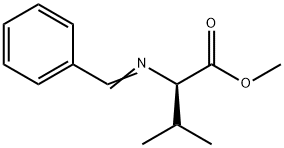 D-Valine, N-(phenylmethylene)-, methyl ester Structure