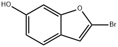 6-Benzofuranol, 2-bromo- 구조식 이미지