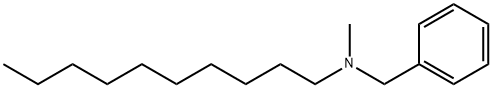 Benzenemethanamine, N-decyl-N-methyl- Structure