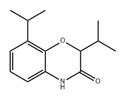 2H-1,4-Benzoxazin-3(4H)-one, 2,8-bis(1-methylethyl)- Structure