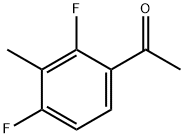 Ethanone, 1-(2,4-difluoro-3-methylphenyl)- Structure