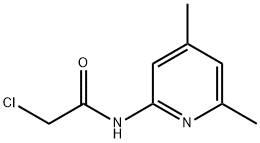 Acetamide, 2-chloro-N-(4,6-dimethyl-2-pyridinyl)- Structure