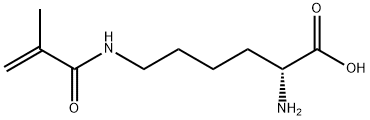 N6-(2-Methyl-1-oxo-2-propen-1-yl)-D-lysine Structure