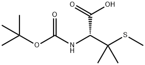 L-Valine, N-[(1,1-dimethylethoxy)carbonyl]-3-(methylthio)- Structure