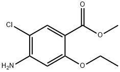 Benzoic acid, 4-amino-5-chloro-2-ethoxy-, methyl ester Structure