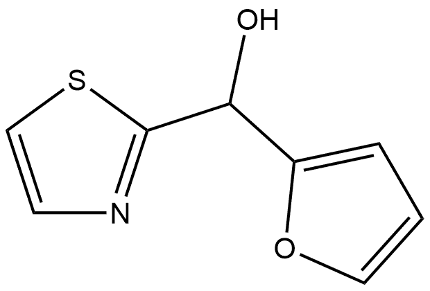 2-Thiazolemethanol, α-2-furanyl- 구조식 이미지