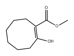 1-Cyclooctene-1-carboxylic acid, 2-hydroxy-, methyl ester Structure