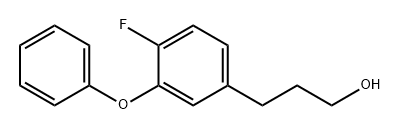 Benzenepropanol, 4-fluoro-3-phenoxy- Structure