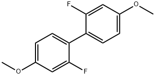 1,1'-Biphenyl, 2,2'-difluoro-4,4'-dimethoxy- Structure