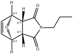 4,7-Epoxy-1H-isoindole-1,3(2H)-dione, 3a,4,7,7a-tetrahydro-2-propyl-, (3aR,4S,7R,7aS)-rel- Structure