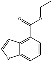 4-Benzofurancarboxylic acid, ethyl ester Structure