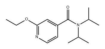 4-Pyridinecarboxamide, 2-ethoxy-N,N-bis(1-methylethyl)- Structure