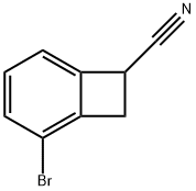 Bicyclo[4.2.0]octa-1,3,5-triene-7-carbonitrile, 2-bromo- Structure