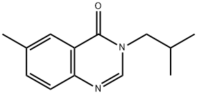3-Isobutyl-6-methylquinazolin-4(3H)-one Structure