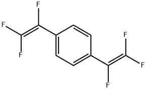 Benzene, 1,4-bis(1,2,2-trifluoroethenyl)- Structure