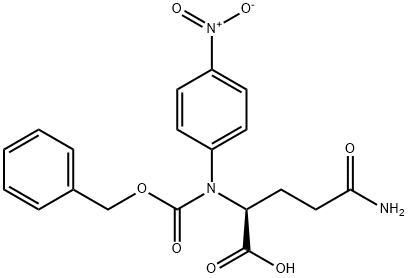 L-Glutamine, N-(4-nitrophenyl)-N2-[(phenylmethoxy)carbonyl]- 구조식 이미지