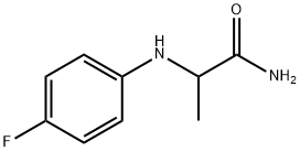 Propanamide, 2-[(4-fluorophenyl)amino]- Structure