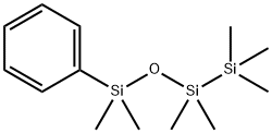 1,1,3,3-Tetramethyl-1-phenyl-3-(trimethylsilyl)disiloxane Structure