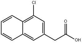 2-(4-Chloronaphthalen-2-yl)acetic acid Structure