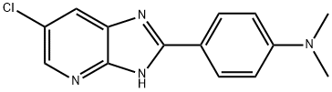 4-(6-Chloro-1H-imidazo[4,5-b]pyridin-2-yl)-N,N-dimethylaniline 구조식 이미지