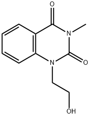 1-(2-Hydroxyethyl)-3-methylquinazoline-2,4(1H,3H)-dione Structure