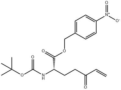 6-Heptenoic acid, 2-[[(1,1-dimethylethoxy)carbonyl]amino]-5-oxo-, (4-nitrophenyl)methyl ester, (S)- (9CI) Structure