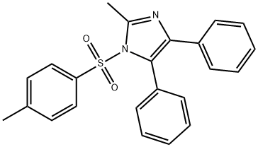 1H-Imidazole, 2-methyl-1-[(4-methylphenyl)sulfonyl]-4,5-diphenyl- Structure