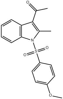 1-(1-((4-Methoxyphenyl)sulfonyl)-2-methyl-1H-indol-3-yl)ethan-1-one Structure