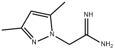 1H-Pyrazole-1-ethanimidamide, 3,5-dimethyl- Structure