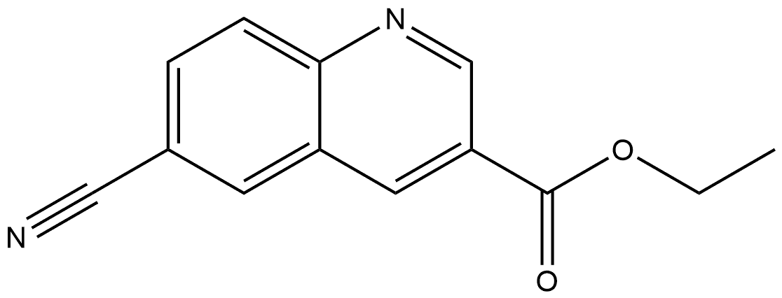 ethyl 6-cyanoquinoline-3-carboxylate 구조식 이미지