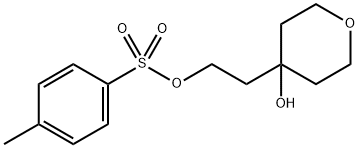 2H-Pyran-4-ethanol, tetrahydro-4-hydroxy-, 4-(4-methylbenzenesulfonate) 구조식 이미지