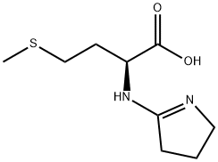 (S)-2-((3,4-Dihydro-2H-pyrrol-5-yl)amino)-4-(methylthio)butanoic acid Structure