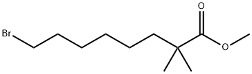 Octanoic acid, 8-bromo-2,2-dimethyl-, methyl ester 구조식 이미지