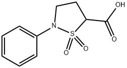 1,1-dioxo-2-phenyl-1lambda6,2-thiazolidine-5-carb
oxylic acid Structure