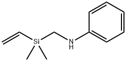 N-((Dimethyl(vinyl)silyl)methyl)aniline 구조식 이미지