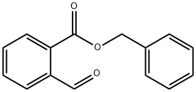 Benzoic acid, 2-formyl-, phenylmethyl ester 구조식 이미지