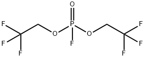 Phosphorofluoridic acid, bis(2,2,2-trifluoroethyl) ester Structure